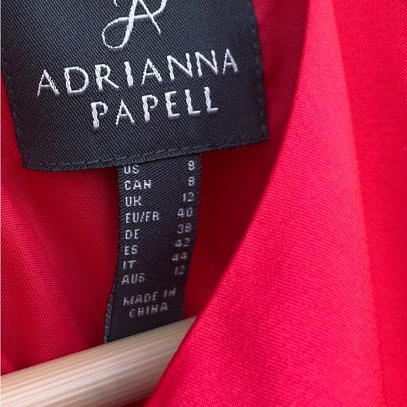 Adrianna Pappel red long dress for women size 8 - Picture 5 of 13